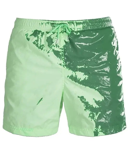 Magical Change Color Men's Beach Shorts